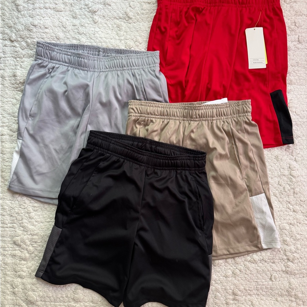 Target All In Motion Athletic Shorts with Elastic Waist set of 4 *one pair NWT